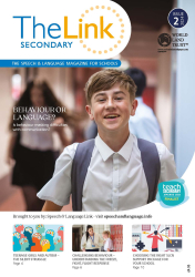 Front cover of The Link Secondary magazine Issue 2